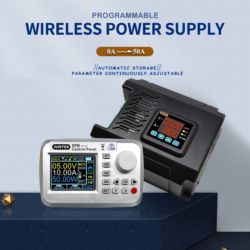 Charge Controller Solar - DPM8650 485RF DPM8650 60V 50A รีโมทคอนโทรลโวลต์มิเตอร์โปรแกรมแหล่งจ่ายไฟชาร์จพลังงานแสงอาทิตย์คงที่