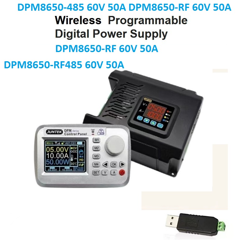 Charge Controller Solar - DPM8650-485RF 60V 50A รีโมทคอนโทรลโวลต์มิเตอร์แหล่งจ่ายไฟชาร์จพลังงานแสงอาทิตย์คงที่ Converter 485