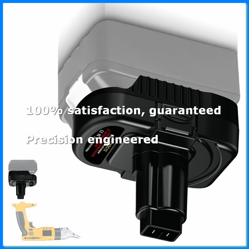 Lithium Battery 12V - อะแดปเตอร์แบตเตอรี่สำหรับแบตเตอรี่ลิเธียมไอออน 18V แปลงเป็นแบตเตอรี่ Ni-MH 12V/14.4V สำหรับเครื่องมือ