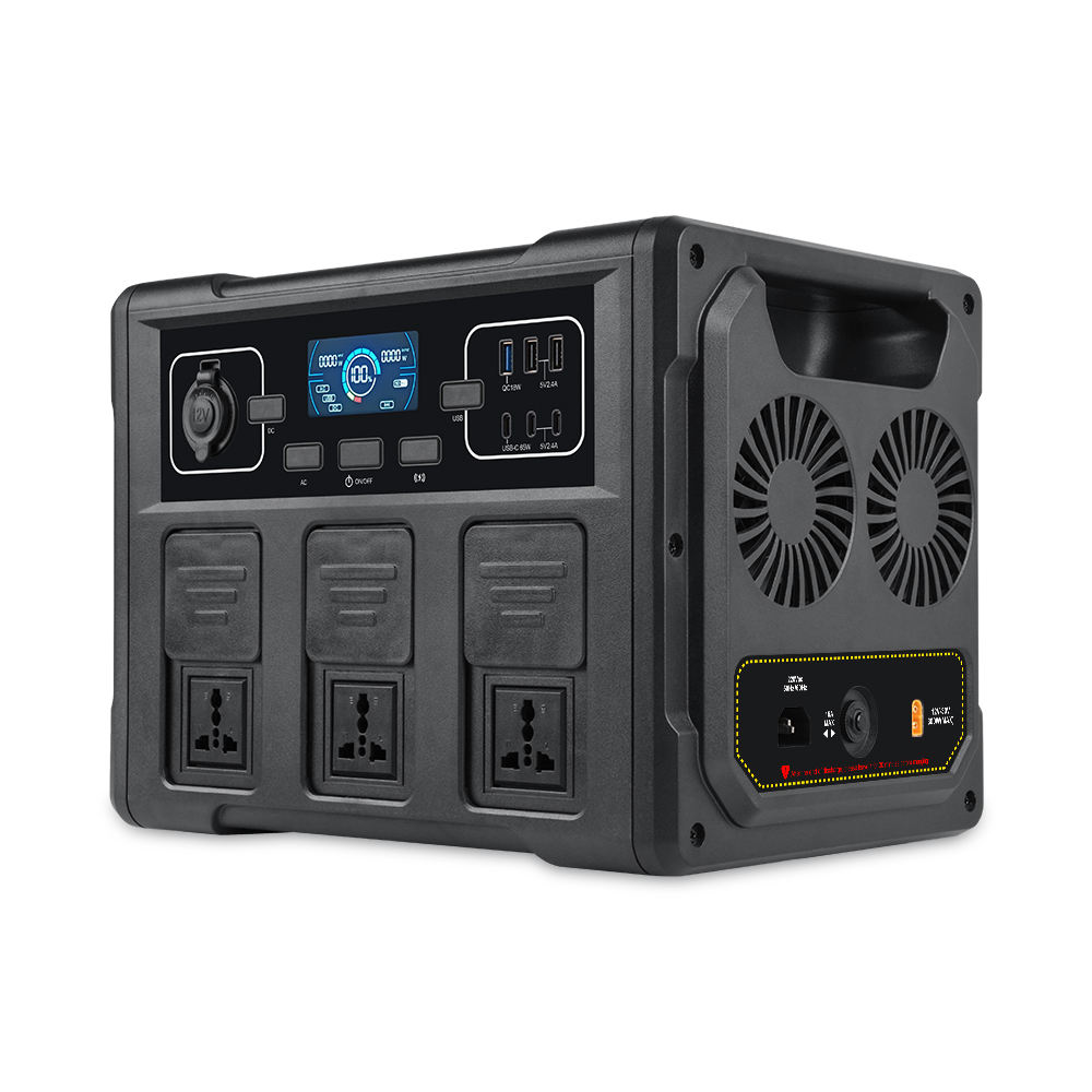 Solar Generator - เครื่องกำเนิดไฟฟ้าพลังงานแสงอาทิตย์แบบพกพา 1200W, แบตเตอรี่ LiFePO4 สถานีพลังงาน MPPT