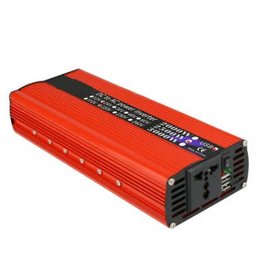 Power Inverter - อินเวอร์เตอร์ 3000W อินเวอร์เตอร์สำหรับรถยนต์ ตัวแปลงไฟ USB คู่