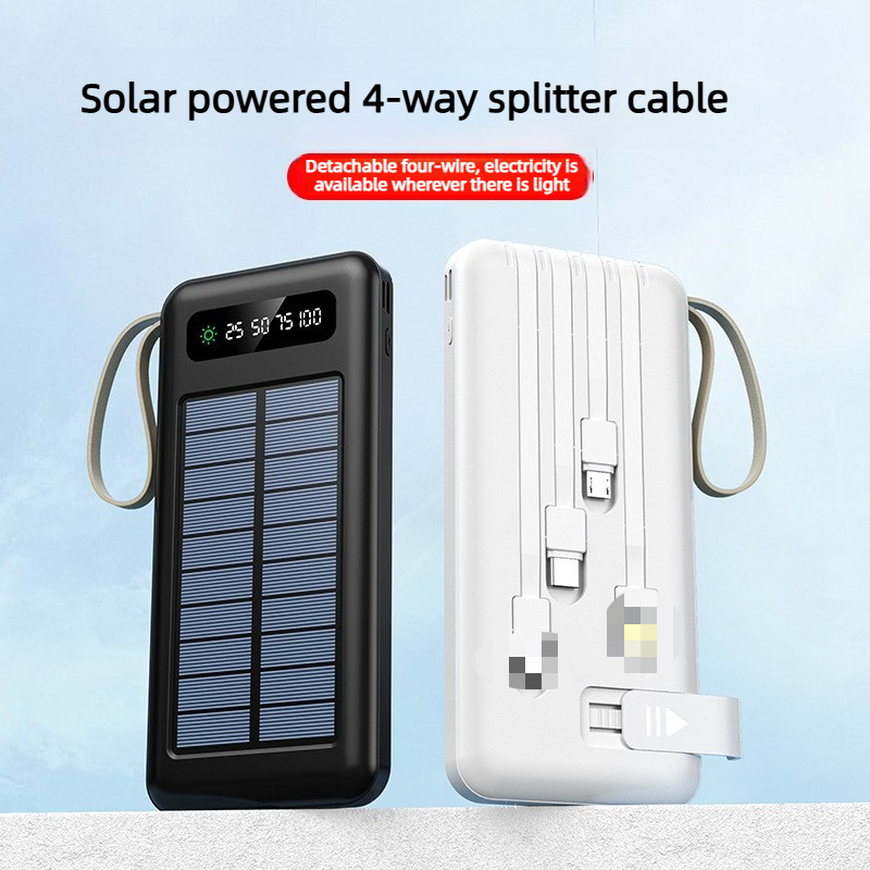 Solar Generator - แบตสำรองพลังงานแสงอาทิตย์ขนาดใหญ่ 10000/20000mAh สำหรับใช้งานกลางแจ้ง รองรับ iPhone และ