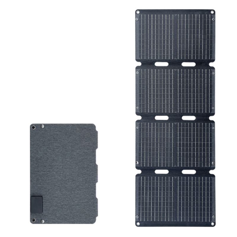 Solar Generator - แผงโซลาร์เซลล์พับได้แบบพกพา 65W 110W สำหรับสถานีไฟฟ้าสำรองสำหรับตั้งแคมป์กลางแจ้ง มีสินค้าในสต็อก