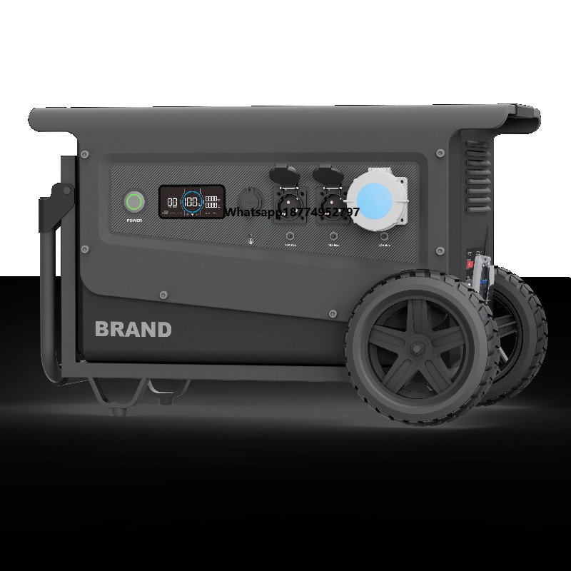 Power Inverter - สถานีพลังงานแบบพกพา 5040WH 5000W LiFePO4 อินเวอร์เตอร์คลื่นไซน์บริสุทธิ์ แบตเตอรี่สำรองสำหรับสตาร์ทรถ