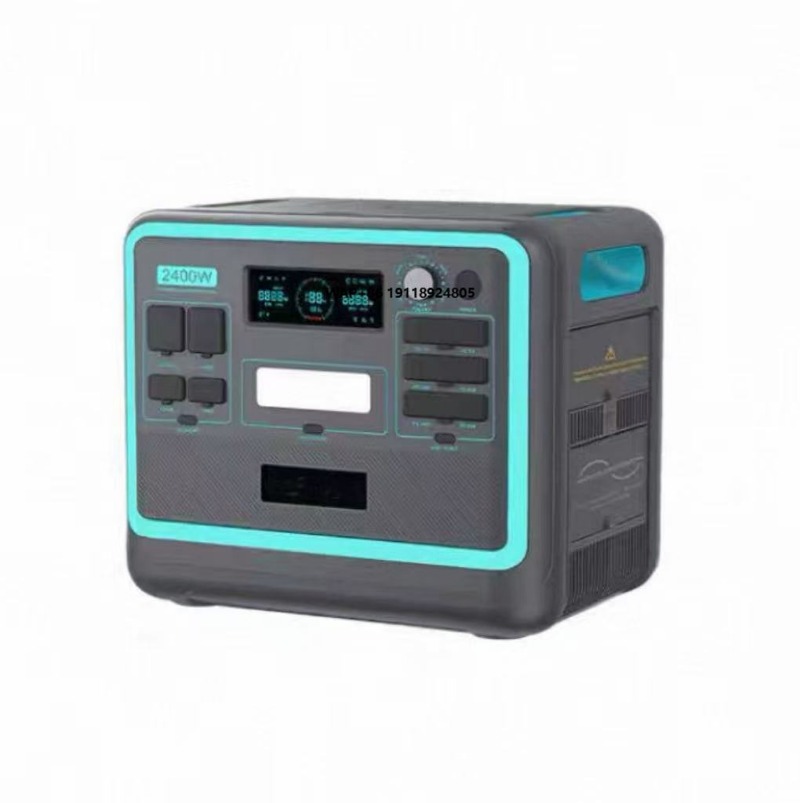 Solar Panel - สถานีพลังงานแบบพกพา 2400W 2048Wh แบตเตอรี่ LiFePO4 พร้อมแผงโซลาร์เซลล์