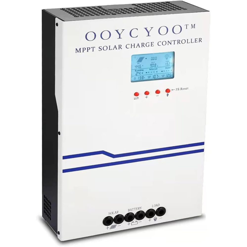 Solar Panel - ตัวควบคุมการชาร์จพลังงานแสงอาทิตย์ MPPT 100 แอมป์ 24V 12V