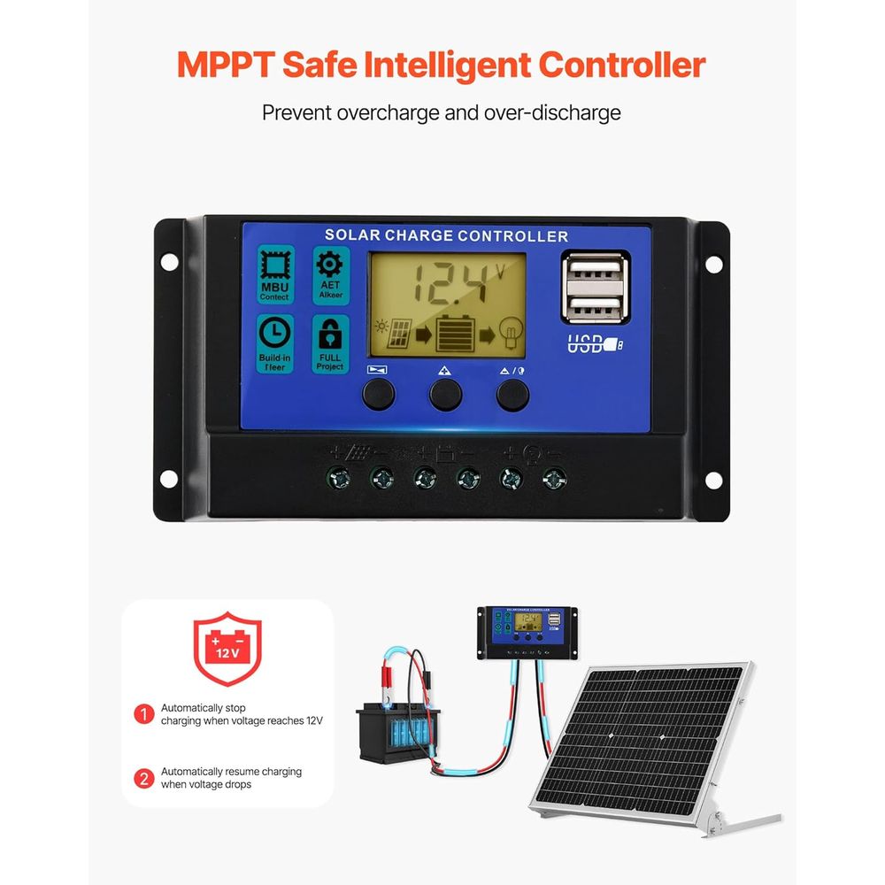 เครื่องชาร์จแบตเตอรี่พลังงานแส - Solar Panel บทวิจารณ์และราคา
