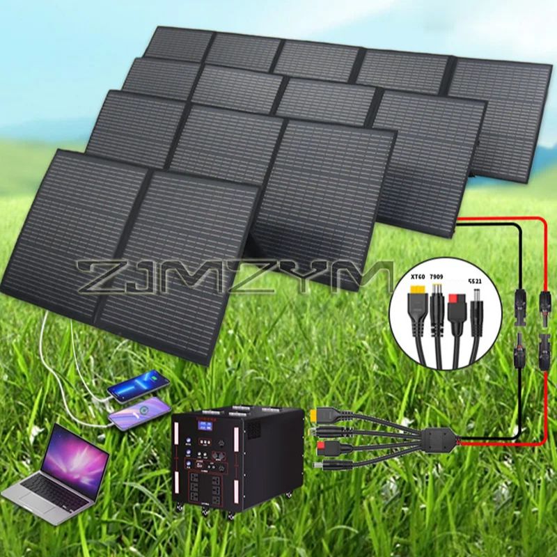 แผงโซลาร์เซลล์แบบพับได้ 300W / - Solar Panel 200W บทวิจารณ์และราคา