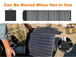 แผงโซลาร์เซลล์พับได้ 200W ทนทา - Solar Panel บทวิจารณ์และราคา