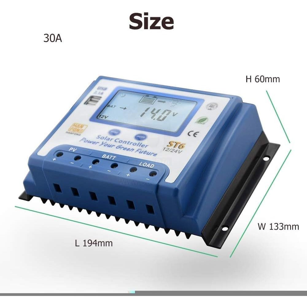 ตัวควบคุมการชาร์จพลังงานแสงอาท - Solar Panel บทวิจารณ์และราคา