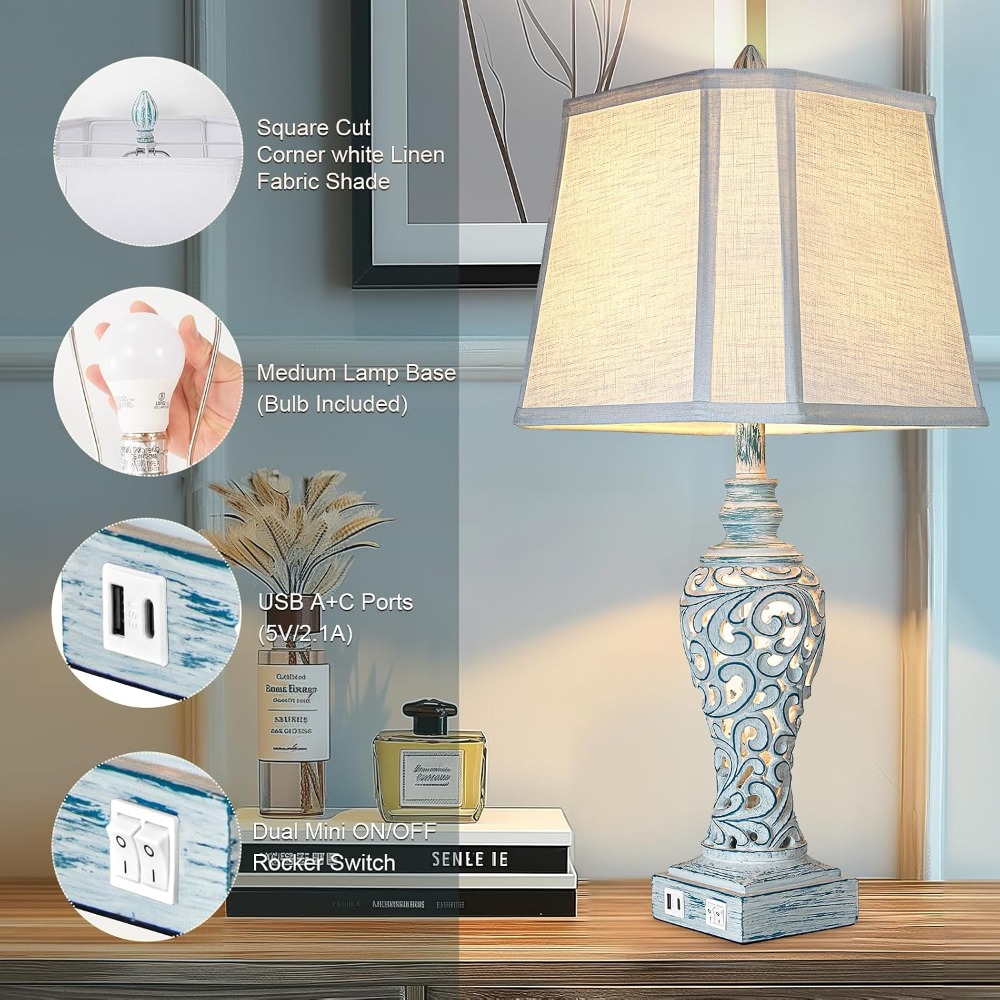โคมไฟตั้งโต๊ะสไตล์วินเทจแบบฟาร - Solar Lamp บทวิจารณ์และราคา
