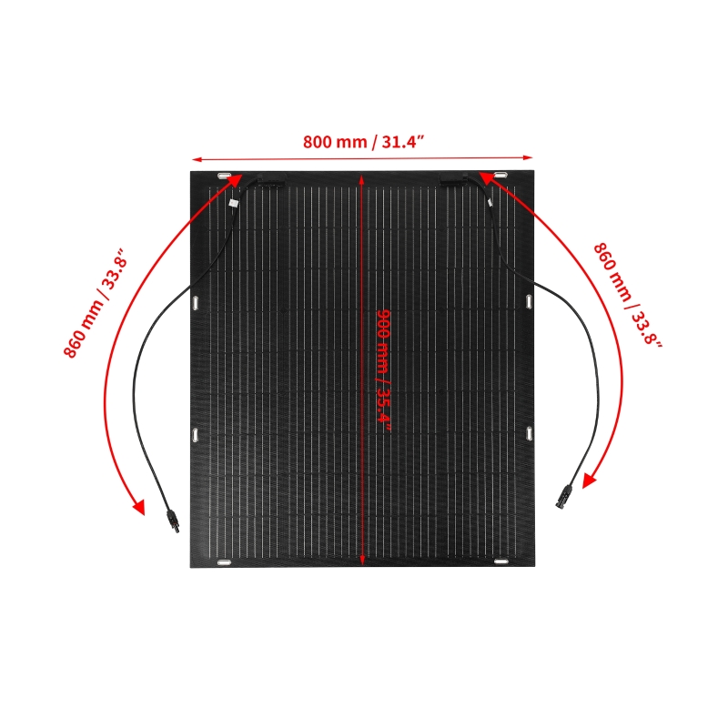 แผงโซลาร์เซลล์แบบยืดหยุ่น 300W - Solar Panel 200W บทวิจารณ์และราคา