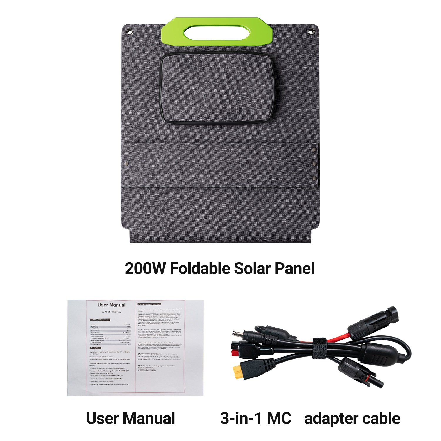 แผงโซลาร์เซลล์พับได้ 200 วัตต์ - Solar Panel 200W บทวิจารณ์และราคา
