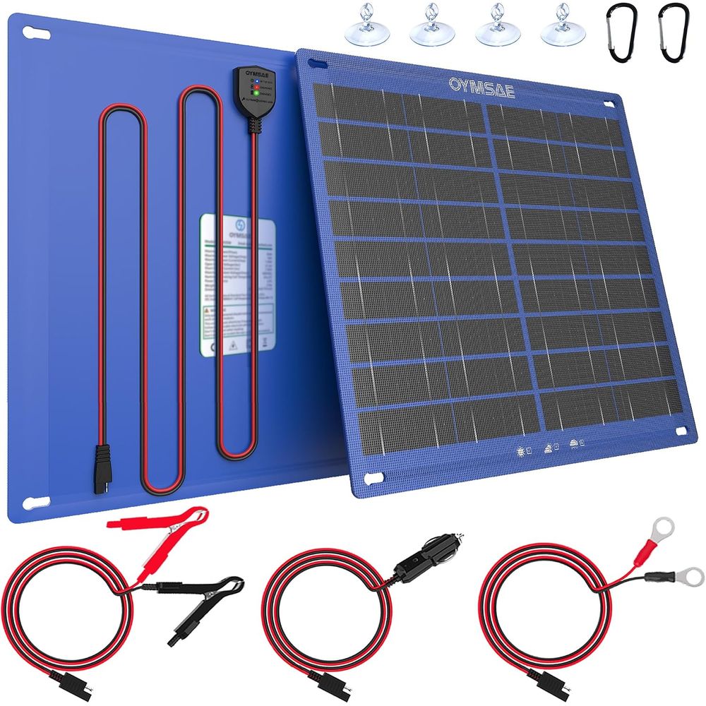 เครื่องชาร์จแบตเตอรี่รถยนต์พลั - Solar Panel บทวิจารณ์และราคา