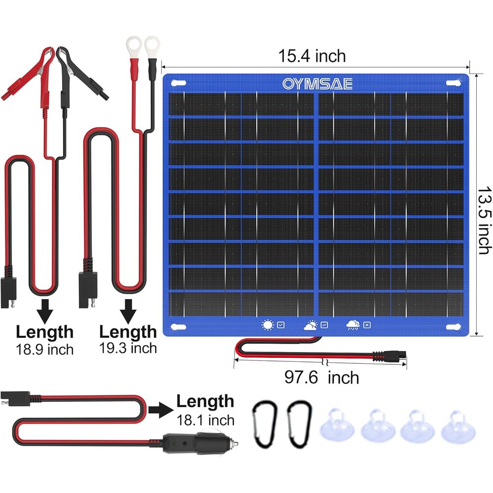 เครื่องชาร์จแบตเตอรี่รถยนต์พลั - Solar Panel บทวิจารณ์และราคา