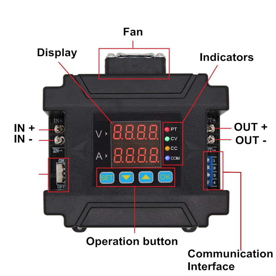 DPM8650-485RF 60V 50A รีโมทคอน - Charge Controller Solar บทวิจารณ์และราคา