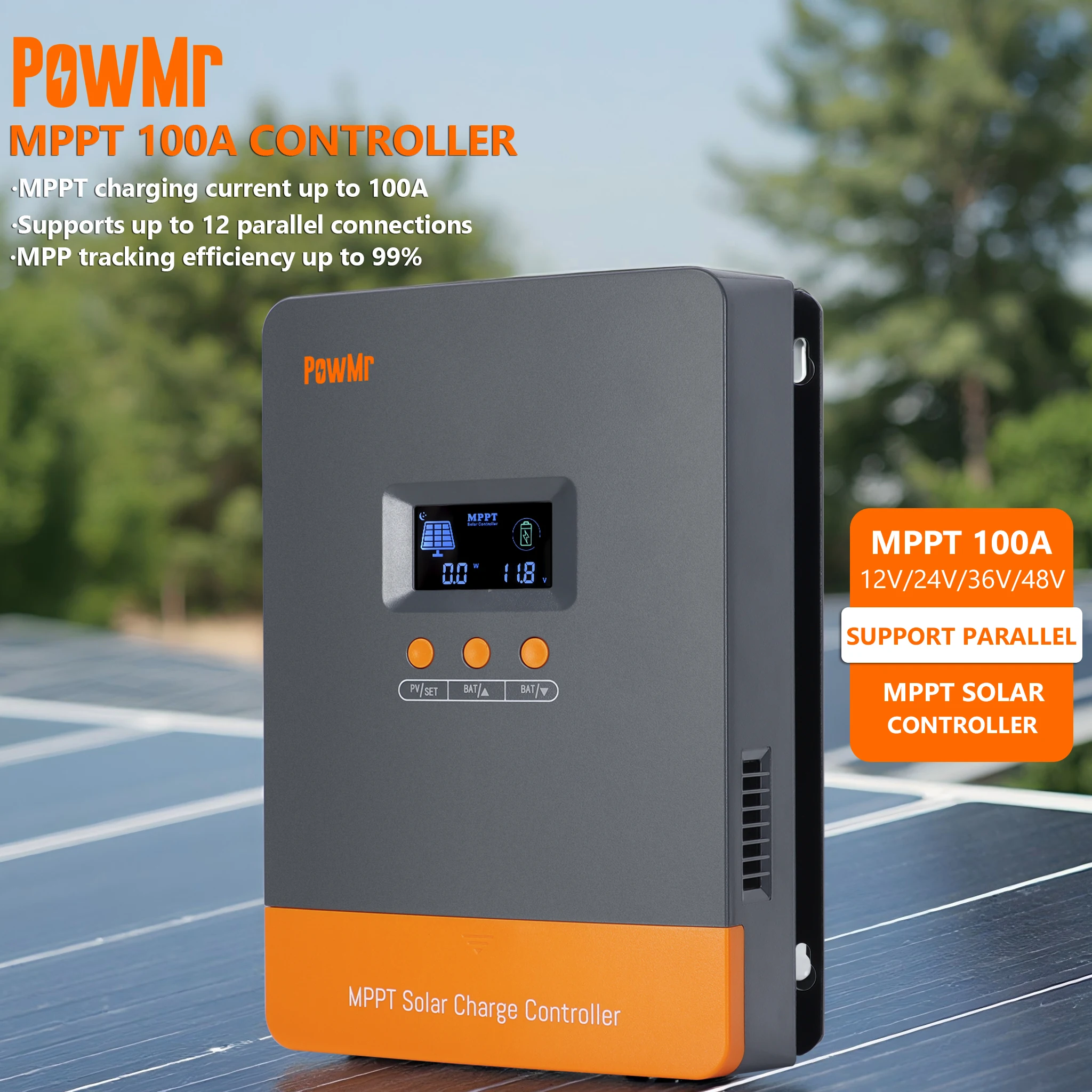 PowMr ขายดี ตัวควบคุมการชาร์จแ - Charge Controller Solar บทวิจารณ์และราคา