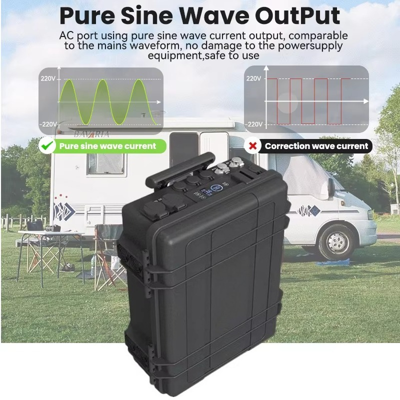 สถานีชาร์จพกพา 110V 220V 3000W - Solar Generator บทวิจารณ์และราคา