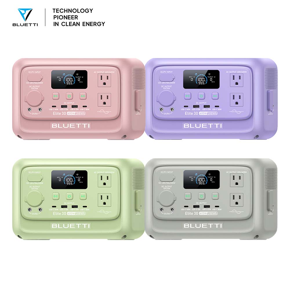 【รุ่นใหม่】BLUETTI Elite 30 V2  - Outdoor Power Station บทวิจารณ์และราคา