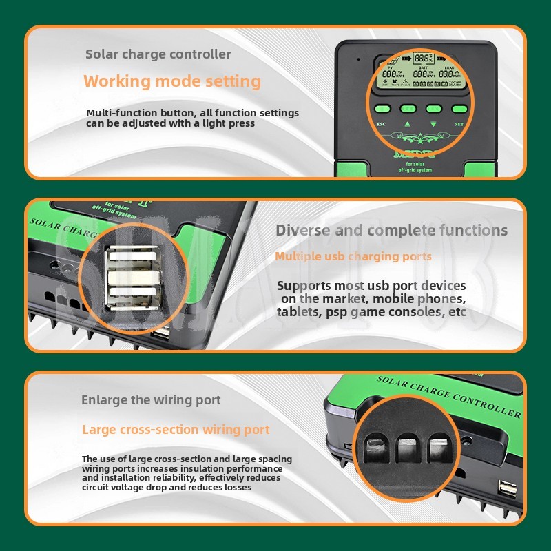 ตัวควบคุมการชาร์จพลังงานแสงอาท - Charge Controller Solar บทวิจารณ์และราคา