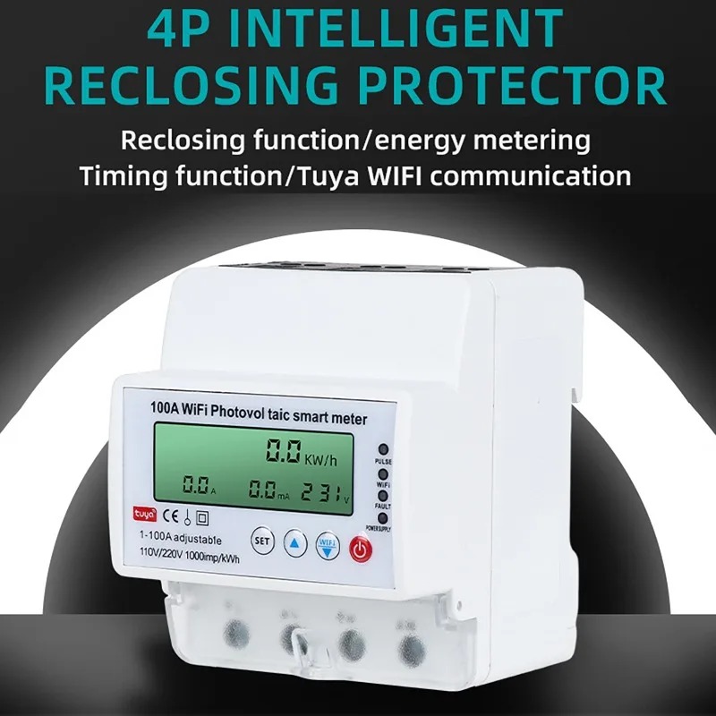 มิเตอร์ไฟฟ้าอัจฉริยะ 4P 1-100A - Energy Monitor Meter บทวิจารณ์และราคา