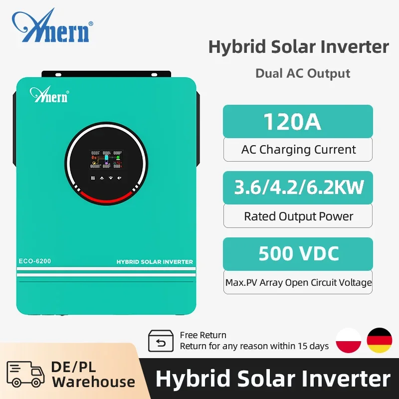 Solar Off Gridอินเวอร์เตอร์Hyb - Charge Controller Solar บทวิจารณ์และราคา