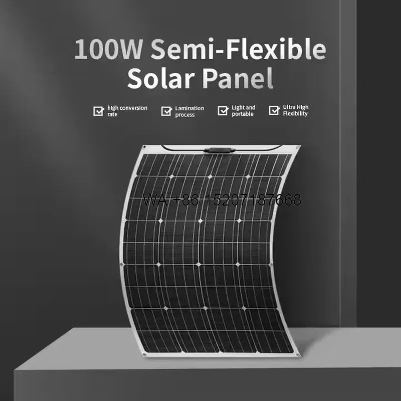 แผงโซลาร์เซลล์แบบยืดหยุ่น Wmwm - Solar Panel 200W บทวิจารณ์และราคา