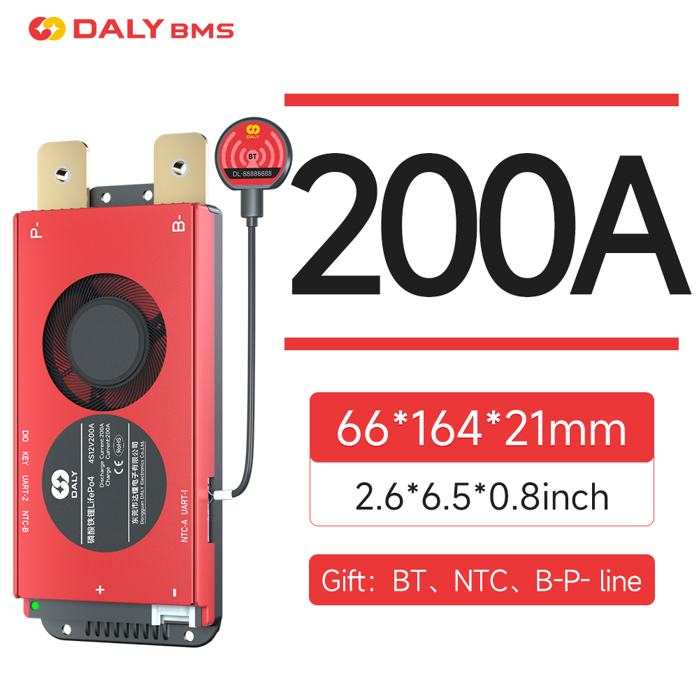 Daly BMS 200A LiFePo4 4S 12V 1 - Lithium Battery 12V บทวิจารณ์และราคา