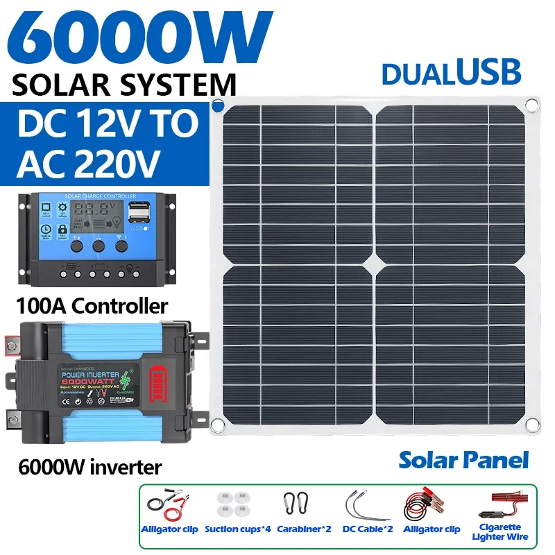 ชุดโซลาร์เซลล์ 6000W พร้อมแผงโ - Solar Panel 200W บทวิจารณ์และราคา