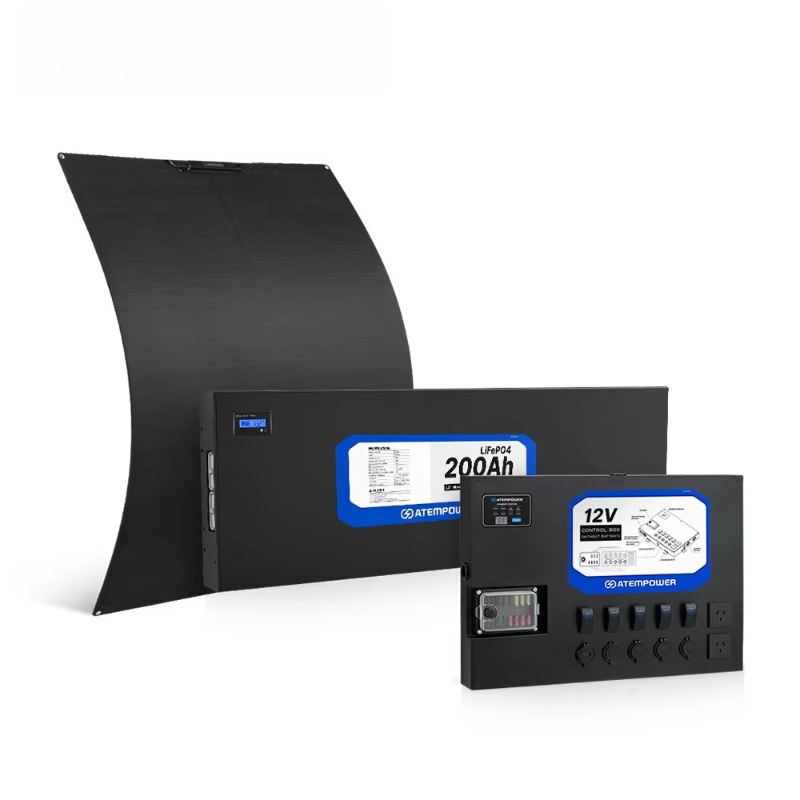 Camping Dual แบตเตอรี่ระบบ 200 - Solar Panel 200W บทวิจารณ์และราคา