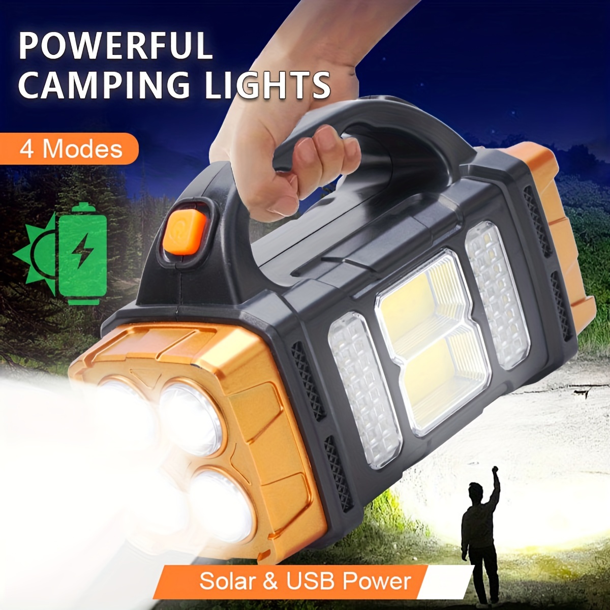 อัพเกรดใหม่ ไฟฉาย LED พลังงานแ - Solar Generator บทวิจารณ์และราคา