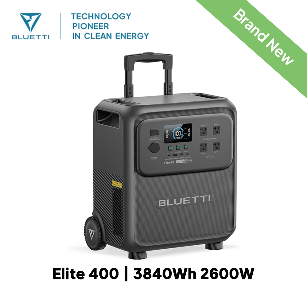 BLUETTI Elite 400 2600W 3840Wh - Outdoor Power Station บทวิจารณ์และราคา