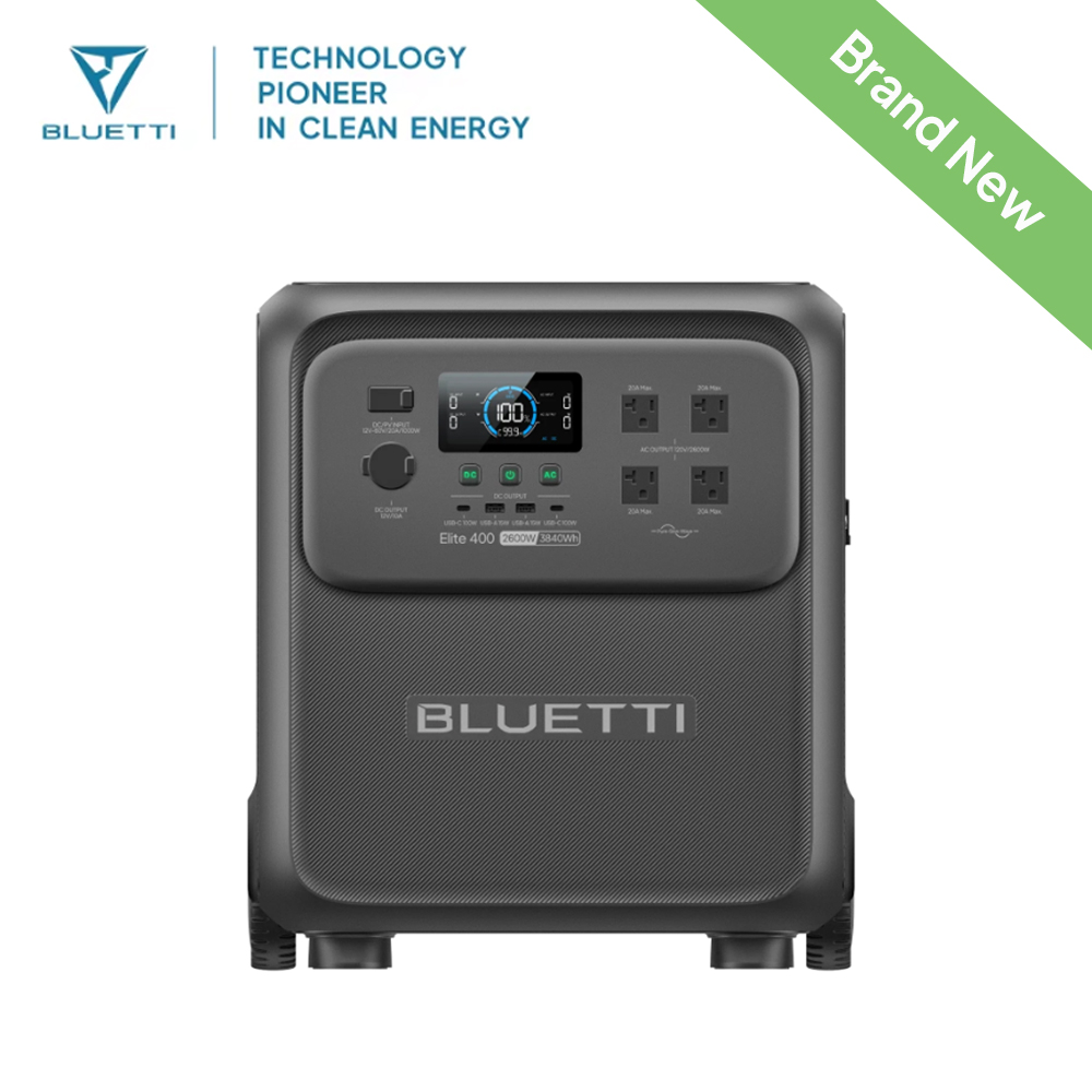 BLUETTI Elite 400 2600W 3840Wh - Outdoor Power Station บทวิจารณ์และราคา