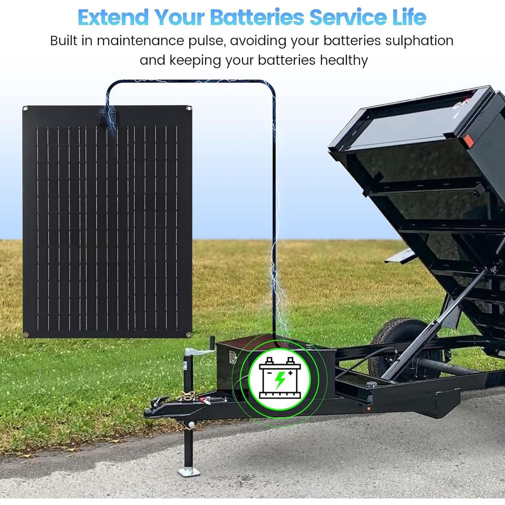 เครื่องชาร์จแบตเตอรี่พลังงานแส - Solar Panel บทวิจารณ์และราคา