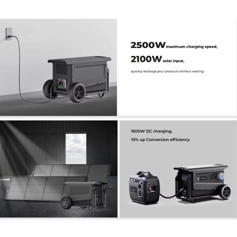 สถานีพลังงานแบบพกพา 5040WH 500 - Power Inverter บทวิจารณ์และราคา