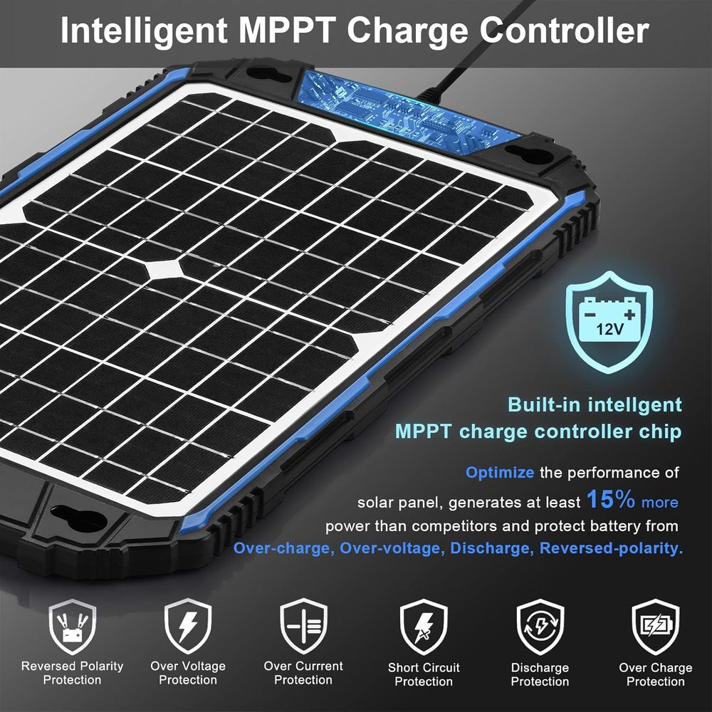เครื่องชาร์จแบตเตอรี่พลังงานแส - Solar Panel บทวิจารณ์และราคา