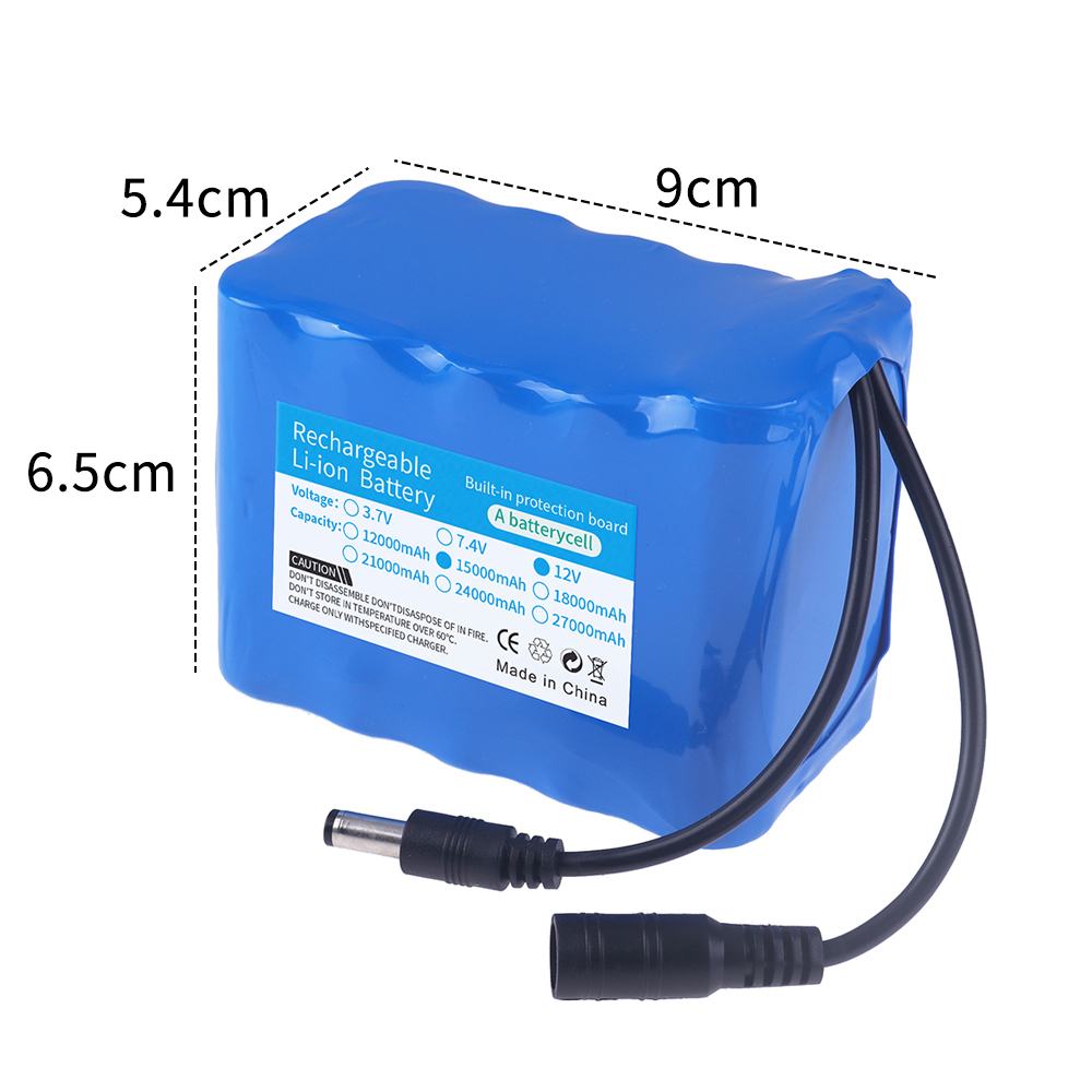 แบตเตอรี่ตกปลา 12v 3S5P 15Ah แ - Lithium Battery 12V บทวิจารณ์และราคา