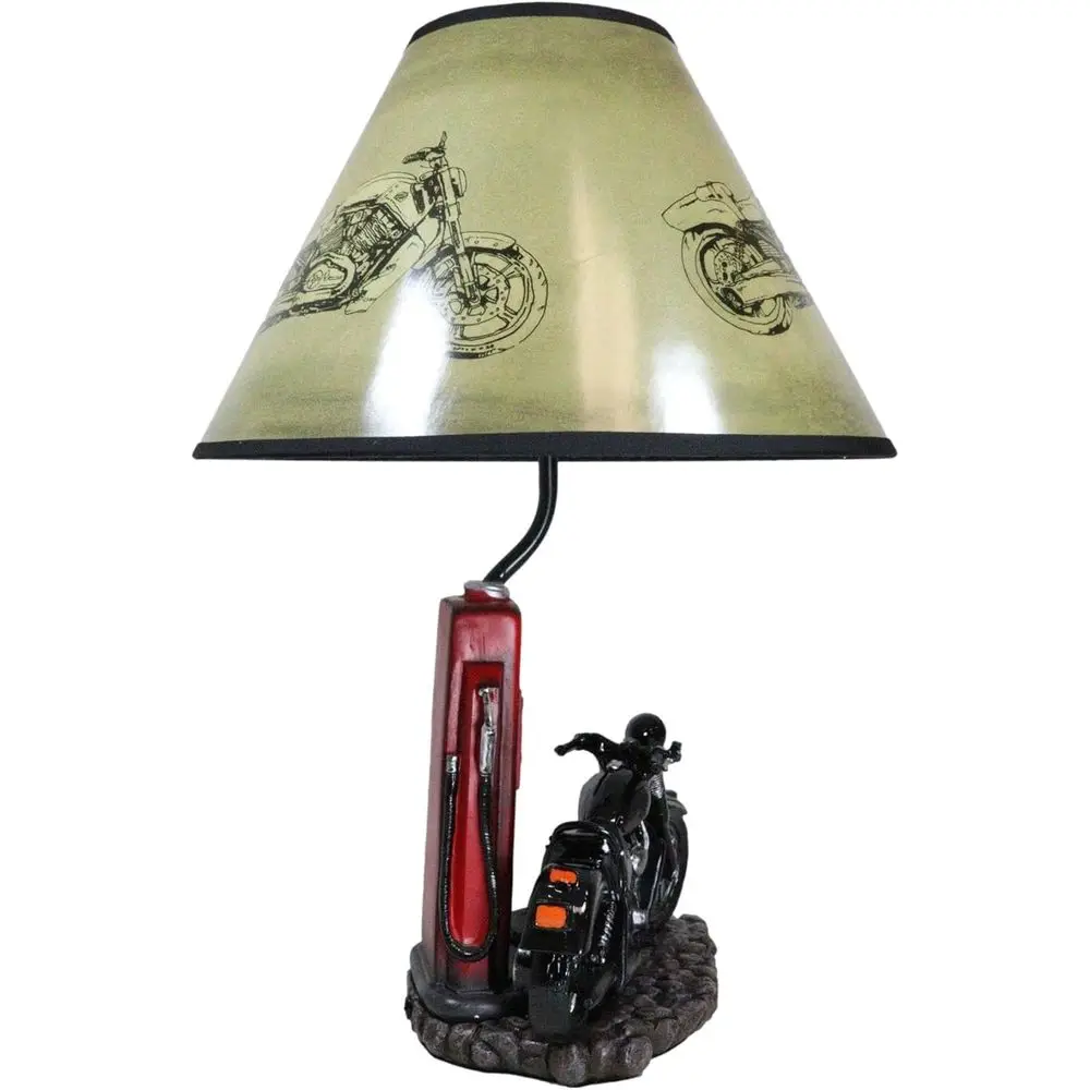 โคมไฟตั้งโต๊ะรูปปั๊มน้ำมันรถมอ - Solar Lamp บทวิจารณ์และราคา