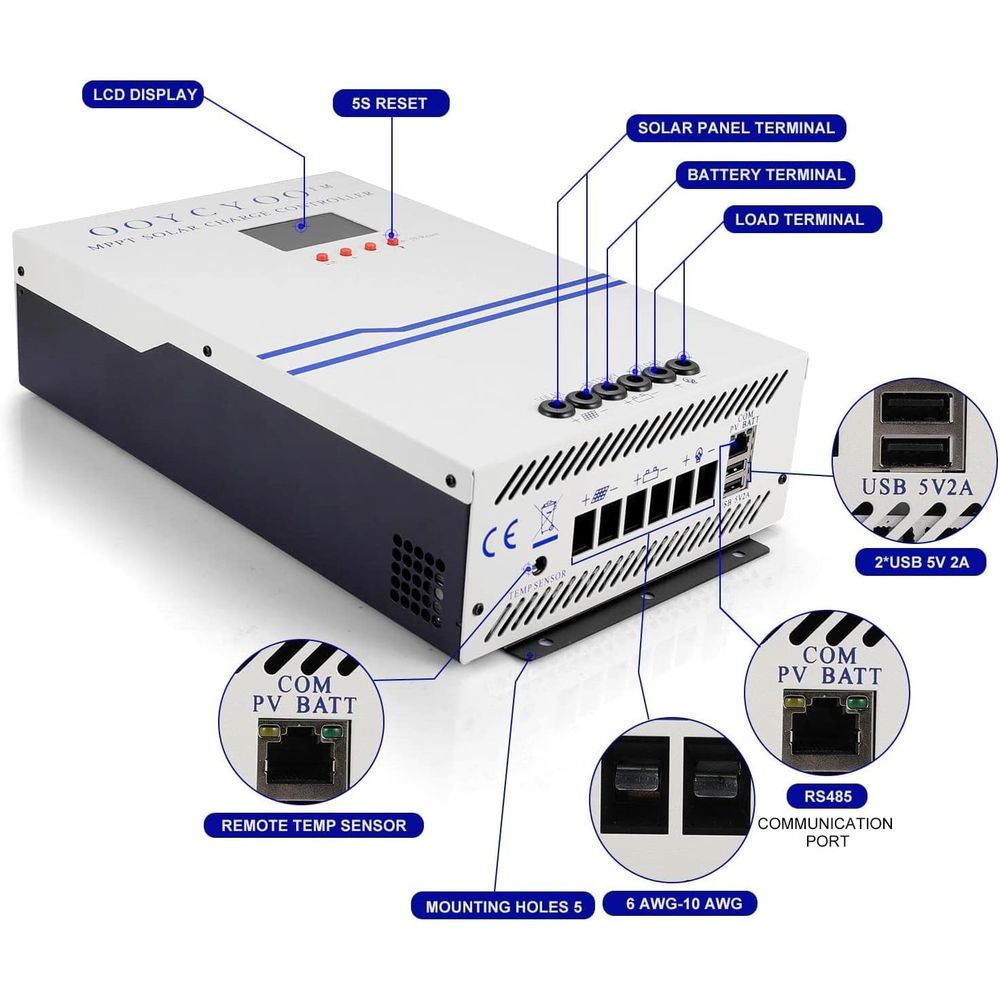 ตัวควบคุมการชาร์จพลังงานแสงอาท - Solar Panel บทวิจารณ์และราคา