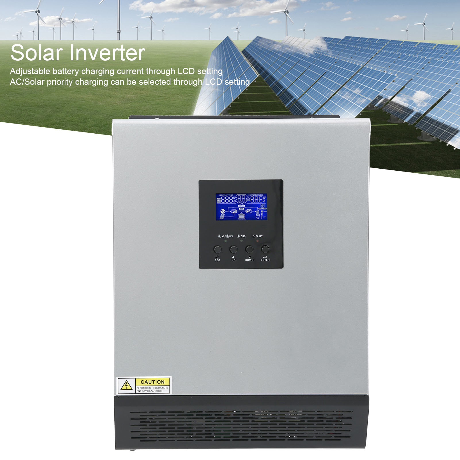 อินเวอร์เตอร์พลังงานแสงอาทิตย์ - Charge Controller Solar บทวิจารณ์และราคา