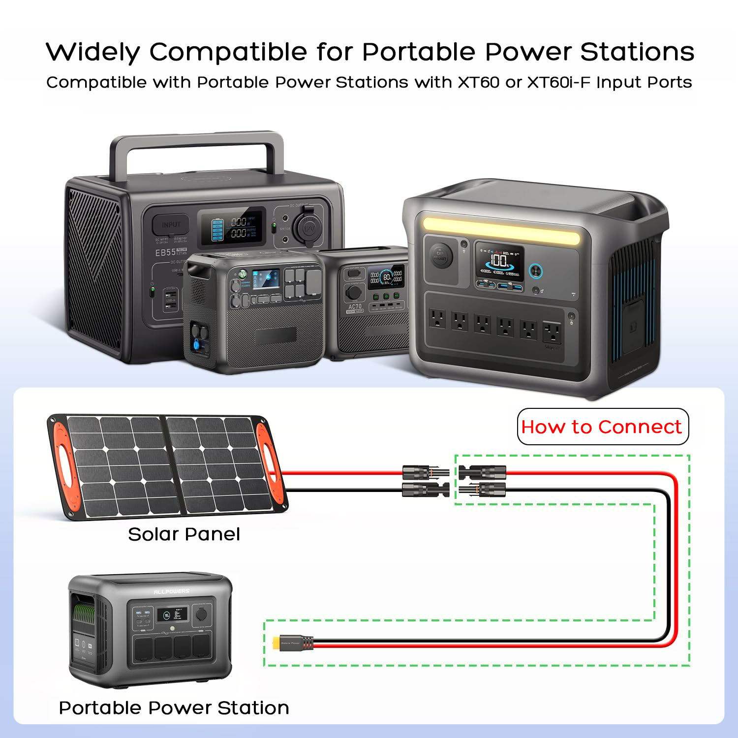 สายชาร์จตัวเชื่อมต่อแผงโซลาร์เ - Solar Generator บทวิจารณ์และราคา