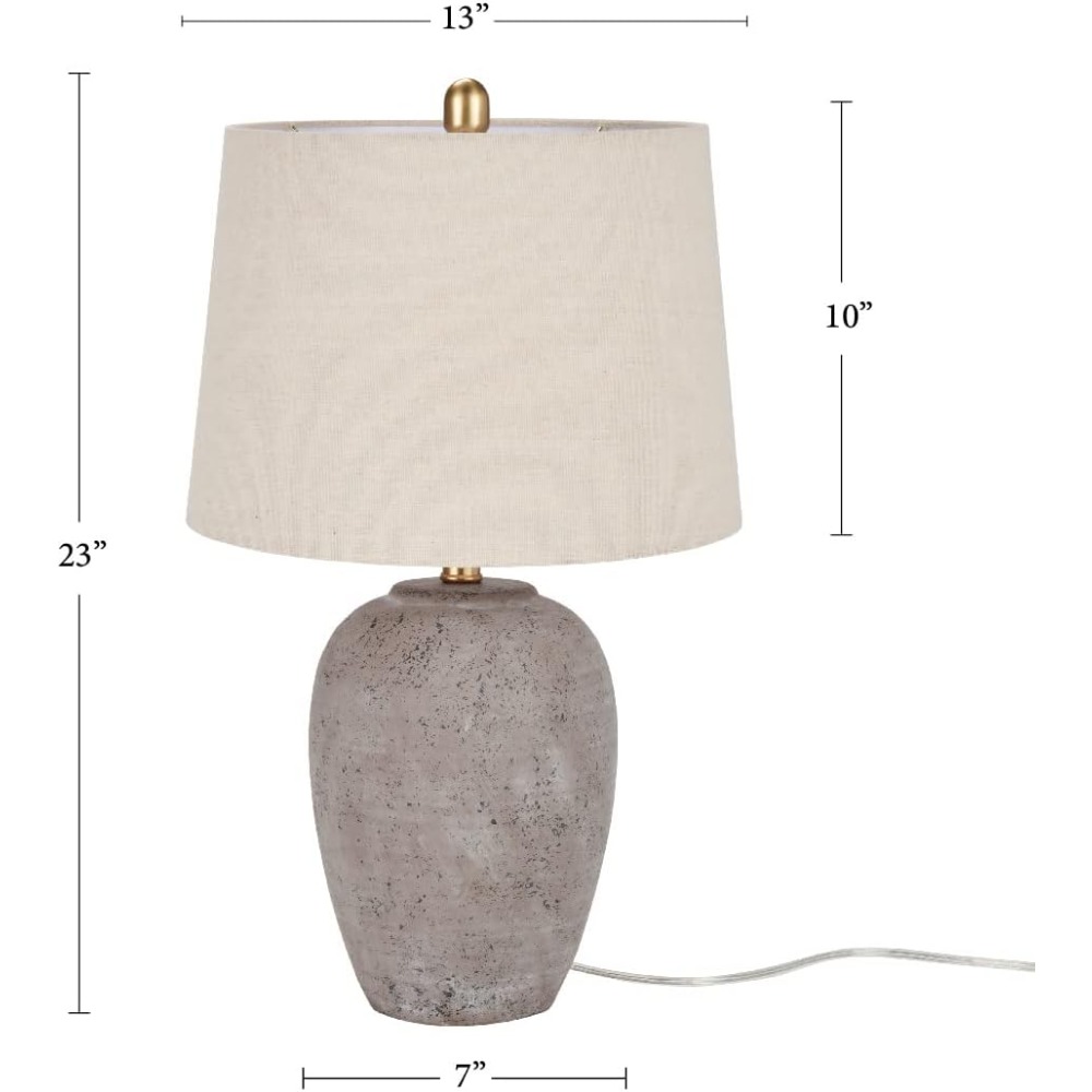 โคมไฟตั้งโต๊ะเซรามิกสไตล์ฟาร์ม - Solar Lamp บทวิจารณ์และราคา