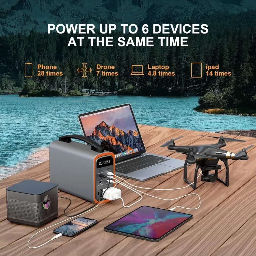 320Wh Lifepo4 แบบพกพา Power St - Solar Generator บทวิจารณ์และราคา