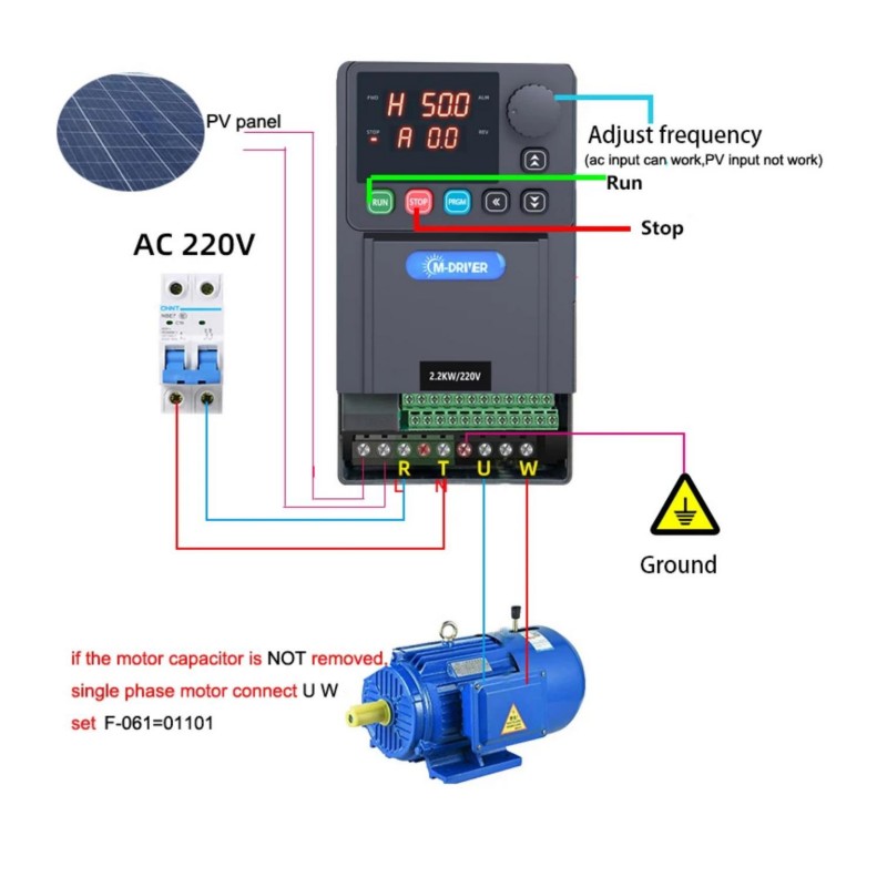 ไดรเวอร์ปรับความถี่แบบแปรผัน 1 - Charge Controller Solar บทวิจารณ์และราคา