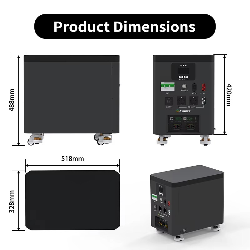 สถานีพลังงานสำรองแบบพกพา 6.6 ก - Power Inverter บทวิจารณ์และราคา